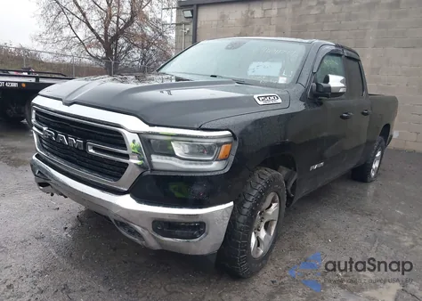 2021 Ram 1500 Big Horn z USA, uszkodzony, nr VIN 1C6SRFBT6MN526514